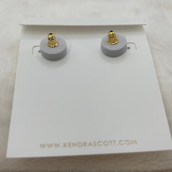Kendra Scott Melody Bird Gold Stud Earrings - Picture 5 of 8